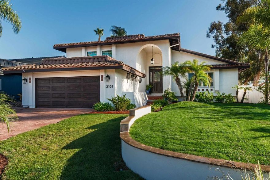 Step into modern comfort and timeless charm with this beautifully remodeled 4-bedroom, 3-bathroom home, nestled in one of the area’s most established neighborhoods. Every corner of this residence has been thoughtfully updated to offer both style and functionality, creating a truly light, bright, and welcoming open-concept living space. Upon entry, you’re welcomed into the home’s main level, where the kitchen, dining, and living areas flow together effortlessly—perfect for gatherings and everyday living. A few steps down, a cozy den opens to the backyard and offers additional flexibility with a nearby bedroom and full bathroom—an ideal setup for guests, a home office, or a private retreat. From the moment you arrive, you’ll notice the fresh new lawn and the newly tiled walkway that guides you to the front door, setting the tone for what lies ahead. The home’s curb appeal shines with a new garage door and freshly painted exterior. Inside, extensive renovations have transformed the layout, opening up walls to create an expansive flow that seamlessly connects the kitchen, dining, and living areas—perfect for both everyday living and entertaining. At the heart of the home is the stunning kitchen. Modern and light, it features sleek stainless steel appliances, abundant cabinetry, and a gorgeous oversized island that invites gatherings. Whether you’re whipping up a weeknight dinner, hosting a holiday feast, or simply sipping morning coffee, this kitchen offers both beauty and functionality. The bathrooms have also been renovated, and new carpet and a custom stairway railing add warmth and a fresh feel throughout the home. The updated floor plan allows natural light to pour in, and the home’s orientation creates a wonderful cross-breeze that keeps the space feeling cool and fresh all day long. Step outside to your own private retreat. The backyard is a true oasis, featuring a newly resurfaced pool and spa that create the peaceful sound of a waterfall throughout the day. Mature landscaping surrounds the space, and the newly painted fence frames a backyard that feels both secluded and expansive, with beautiful open views and a sense of tranquility that’s hard to find. Whether you're enjoying quiet mornings poolside or hosting summer gatherings, this outdoor space offers something special for every moment. Located near award-winning schools, daily conveniences, and the upscale Forum Shops, this home offers a lifestyle that’s hard to match. You’ll find grocery stores, favorite restaurants, and new local gems all within walking distance or a quick drive, making it easy to enjoy everything this vibrant area has to offer. Whether you're searching for a peaceful retreat, a place to entertain, or simply a beautifully updated home in a prime location, 3101 Levante delivers. It’s filled with thoughtful upgrades and ready for you to make it your own.