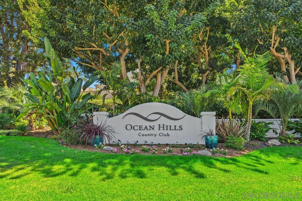 Experience the beauty and lifestyle of Ocean Hills Country Club, a premier 55+ community where resort-style living meets everyday comfort and connection. This gated neighborhood offers a lifestyle unlike any other, blending beautifully maintained grounds with a wealth of amenities designed for relaxation, recreation, and community. The community itself is breathtaking, with rolling greenbelts, scenic walking paths, and an impressive private 18-hole executive golf course at its heart. Residents enjoy a solar-heated junior Olympic-sized pool and spa, tennis and pickleball courts, and a 27,000-square-foot clubhouse featuring a fitness center, library, hobby rooms, and spaces for countless social clubs and activities. Just a few miles from the Pacific Ocean, this is the best of coastal Southern California living. This St. Tropez, single-story model with a south facing backyard, offers a wonderful opportunity to enjoy all that the community has to offer while providing a welcoming canvas for your personal style. While most St. Tropez models have an atrium off the kitchen and living room, the unique layout instead has an expanded family room, creating more livable space at the heart of the home. With a little updating, you can create the perfect retreat that reflects your vision — all within a vibrant, resort-like setting that feels like a vacation every day.