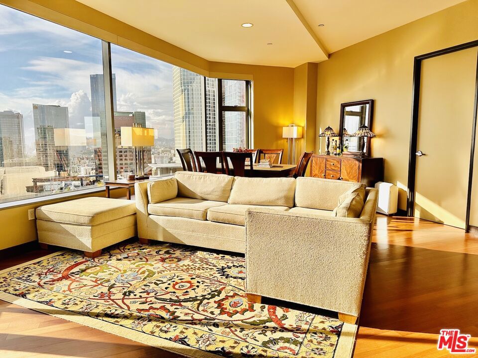 Are you ready to live a life of luxury and experience Los Angeles on another level, literally? When you enter this 24 hours secured complex and take the elevator up to the 22nd floor, you will have an indelible experience every day. This furnished penthouse condo will make you never want to leave home, unless to utilize the state of the art fitness center, or watch a movie in the screening room. Watching beautiful sunsets while cooking, dining, or just lounging on the couch will never grow old.