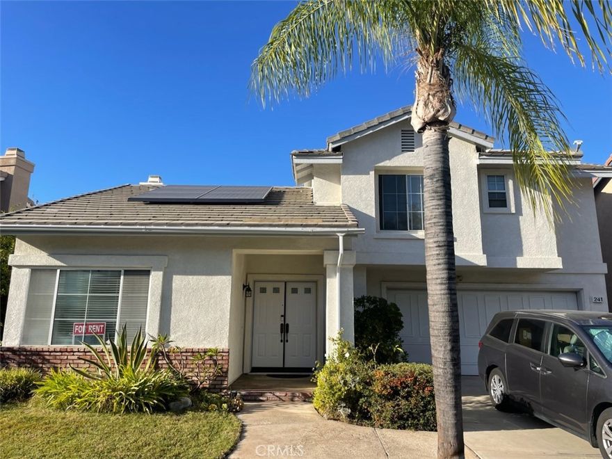 Welcome to this bright and inviting 1,500 sq. ft. home in the heart of Corona. Featuring 3 bedrooms, 2.5 bathrooms, plus a dedicated office/den, this residence offers both comfort and functionality for modern living with views



The home boasts high ceilings and abundant natural light, creating an open and airy atmosphere. It comes equipped with fully paid solar panels, offering energy efficiency and lower utility costs. Additionally, two bedrooms and the office feature individual split A/C units, allowing personalized temperature control for maximum comfort.



Enjoy peace and privacy with no direct neighbors behind—the backyard overlooks a landscaped greenbelt slope. Step out onto the expansive private balcony and take in unobstructed views of city lights at night and snow-capped mountain peaks in the winter.



Outdoor enthusiasts will love the location: just steps to Mountain Gate Park Trail, minutes to Skyline Trail, and easy access to Cleveland National Forest for endless hiking adventures. The community offers a swimming pool, and the home is conveniently close to schools, shopping, and everyday amenities.



Key Features:

 • 1,500 sq. ft. of living space

 • 3 bedrooms + 2.5 bathrooms + office/den

 • High ceilings & sun-filled interiors

 • Fully paid solar panels for energy savings

 • Two bedrooms & office with individual split A/C units

 • Oversized private balcony with panoramic views

 • Peaceful, private setting with no rear neighbors

 • Community swimming pool

 • Excellent location near trails, schools, and shopping

 • No pets allowed, No smoke