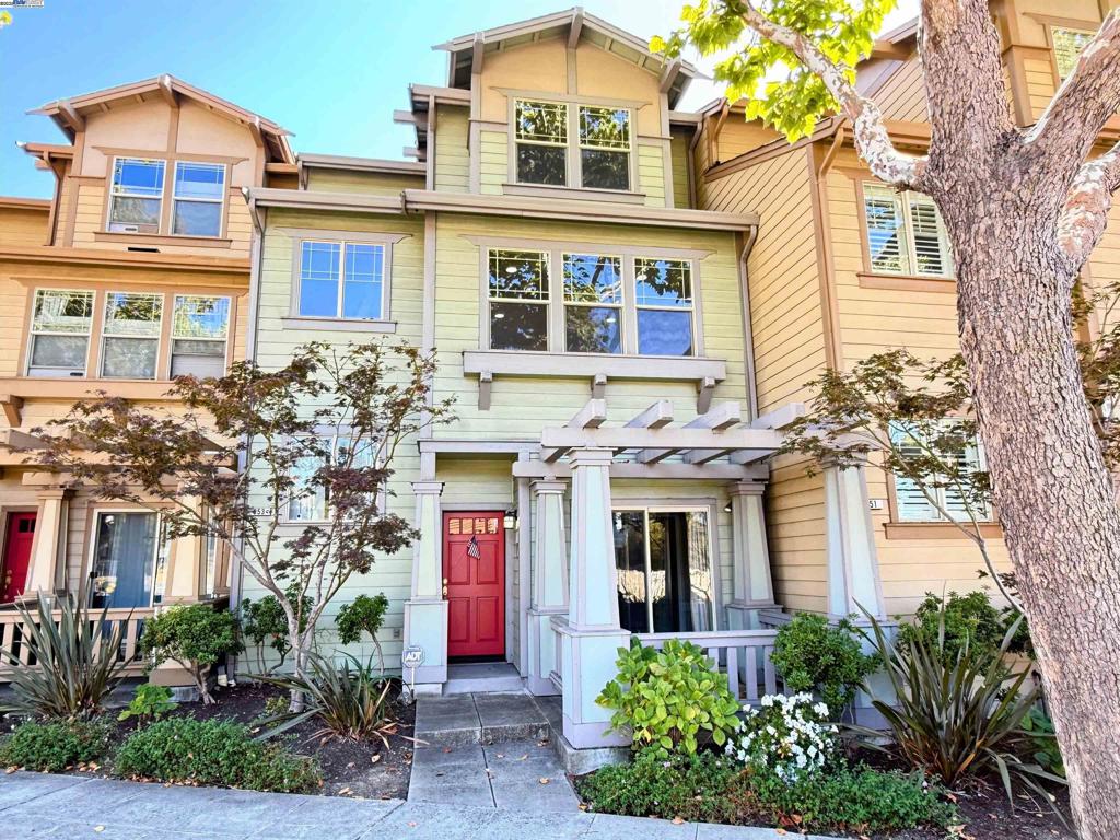 Welcome to this exceptional tri-level townhome in desirable Broadmoor neighborhood. Offering a perfect blend of sophistication, comfort, and eco-conscious upgrades, this residence is designed to complement today’s lifestyle. Step inside to a welcoming tile entry that opens to a flexible first-level space with a bedroom and full bathroom and its own patio, ideal for relaxing. Upstairs, the main living area features an open-concept design anchored by a striking two-way gas fireplace that warms both the living and dining spaces. Natural light pours in, and a private balcony off the dining room provides the perfect spot to sip morning coffee or enjoy an evening breeze. Includes a separate half bath on this level. The kitchen is a chef’s delight, showcasing granite slab countertops, cherry wood cabinetry, hardwood floors, and newer refrigerator and microwave oven. Entertaining is effortless, with the open flow between kitchen, dining, and living areas. Unique to this listing is a Yamaha Baby Grand Piano available as a negotiable inclusion for the discerning buyer seeking a touch of elegance. A tankless water heater, a fully owned Solar system,Tesla EV charging station new GE washer/dryer all incl. Close to restaurants, bart, shops, Lake Chabot Park, Oakland Airport, I-580,880 & 238.