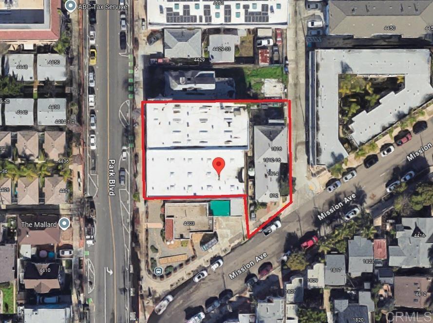 --- Complete Communities Tier 2 (8.0 FAR). --- Redevelopment Site on 13,517 square feet of land. --- Three parcels with an 17,800 sf commercial building (utilized as warehouse, retail and office with one residential unit) and 1,912 sf Triplex in the back. --- Prime University Heights location bound by Balboa Park to the south and Mission Valley to the north. --- Located within the North Park Community Planning Area and along the Park Blvd Business District corridor.