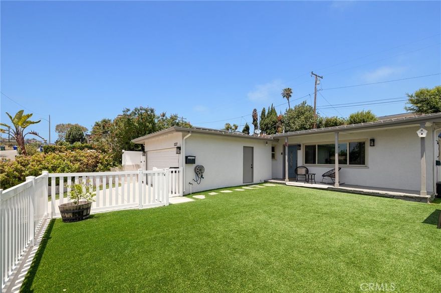 This beautifully remodeled single-story home, located near Pennekamp Elementary in the coveted Mira Costa section of Manhattan Beach, combines contemporary elegance with everyday livability. Completely renovated in 2022, it features a stunning contemporary kitchen with Bosch appliances, luxury plank flooring throughout, and an ideal floorplan with spacious living and formal dining areas. The primary suite is thoughtfully set apart from the other three bedrooms, bathroom, and laundry area, offering a sense of privacy and retreat. Fully fenced front and back yards provide private outdoor spaces to relax, entertain, or play. A 2-car garage plus driveway parking for two additional vehicles adds everyday ease. Located on a quiet street just moments from top-rated schools, parks, shops, and the beach, this is the move-in ready Manhattan Beach home you’ve been waiting for.