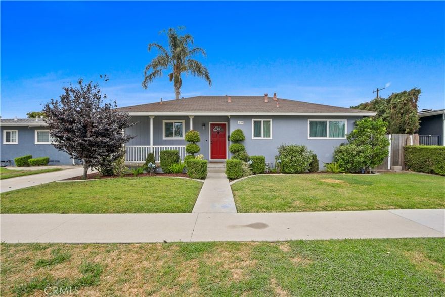 Charming Remodeled Home in Highly Desirable Los Altos!  Welcome to this beautifully updated 3-bedroom home, perfectly situated on a picturesque tree-lined street in one of Long Beach’s most sought-after neighborhoods. Just two blocks from the award-winning Minnie Gant Elementary School and one block from Cal State Long Beach, this home offers both charm and convenience in an unbeatable location. Step inside to find a bright and inviting interior featuring a stunning remodeled kitchen with sleek white soft-close cabinetry, granite countertops, new modern flooring, and stainless steel appliances, including a 5-burner gas range. The updated bathroom shines with a modern vanity and contemporary finishes. Additional highlights include dual-pane windows, modern ceiling fans in every bedroom, and original hardwood floors throughout the living areas and bedrooms.  Situated on an expansive 6,828 sq. ft. lot, the backyard offers exceptional space and privacy — perfect for entertaining, gardening, or even adding an ADU.  A long driveway provides ample parking, with room for a boat or RV, plus a detached 2-car garage.  Conveniently located near parks, shopping, Trader Joe’s, and major freeways, this Los Altos gem combines modern updates with classic charm in a prime location!