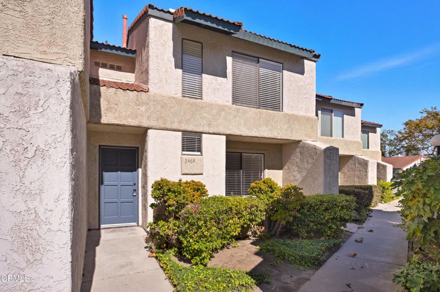 Wow! Turn-key move in ready condo in gated community with low HOA! This 2 Bedroom, 2.5 Bathroom property has been updated throughout featuring remodeled kitchen with lots of cabinet space, quartz counter tops, breakfast bar and new stainless steel appliances. Spacious living room with fireplace, dining room with new sliding glass doors leading you out to private patio area with direct access to the 2-car garage. Additional features include updated bathrooms, freshly painted interior, new window coverings, wood-like flooring and Saltillo tile throughout + so much more. Situated in a quiet and peaceful development that includes swimming pool and spa. Close to beaches, restaurants & shopping. Don't miss this opportunity to move into this wonderful home!