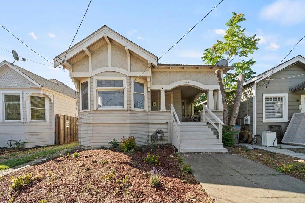 Experience the perfect blend of timeless charm and large lot space in this classic San Jose bungalow. From the moment you enter through the formal entryway, soaring ceilings and an abundance of natural light create a warm, welcoming atmosphere. The spacious living room is ideal for relaxing or entertaining and flows effortlessly into the beautiful kitchen complete with mid to high range appliances, a gas range and oven, and oversized kitchen. Outside, generous front and backyards offer endless possibilities. Host friends on the inviting front porch or design your dream outdoor retreat in the expansive backyard perfect for a garden, play area, or even a future ADU. Located in a friendly, well-connected neighborhood, this home offers the best of both worlds: a peaceful sanctuary with quick access to downtown San Jose, SJSU, restaurants, entertainment, and major freeways. Welcome to a home that has the potential to truly have it all comfort, character, and convenience.
