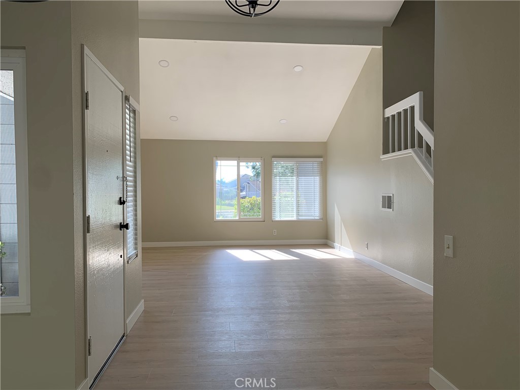 This beautiful upgraded home with brand new interior and exterior paintings and brand new vinyl floors through the whole house. Remodeled kitchen features brand new cabinets, countertops, new stainless Microwave and Range and Dishwasher. This home features four spacious bedrooms and two and a half remodeled bathrooms, with all bedrooms located on the second level. The master bedroom has a walk-in closet and an ensuite bathroom with dual sinks and a walk-in shower. The secondary bedrooms are bright and airy, each equipped with new recess lightings. The cozy family room with a fireplace. Freshly painted garage interior. Avocado trees and dragon fruit vines are for your enjoyment in the backyard. Association amenities, including lighted tennis courts, swimming pools, and parks. Easy access to Hicks Canyon Trail. Come and schedule a viewing today!