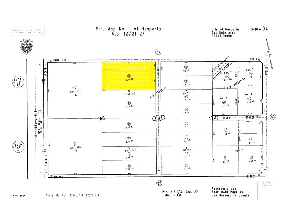 ±5.24 acres of vacant land zoned General Industrial (I-G), ideally positioned at the corner of C Avenue and Mauna Loa Street in the City of Hesperia. This corner lot lies within the city's established industrial district—bordered by Santa Fe Avenue East and I Avenue—and benefits from paved access along C Avenue and a portion of Mauna Loa Street.
The General Industrial zoning allows for a wide range of heavy industrial uses, including manufacturing, fabrication, assembly, warehousing, distribution, and outdoor storage—making it well-suited for an owner/user or investor seeking to capitalize on the High Desert’s growing industrial demand.
With low vacancy rates and strong absorption in the market, the area is seeing increased activity fueled by regional logistics expansion and major transportation routes including I-15 and US-395. Future infrastructure improvements, such as those outlined in the Hesperia General Plan Update and the nearby High Desert Corridor, further enhance long-term development potential.
Seller may consider offering financing with a minimum 40% down, presenting a flexible opportunity for qualified buyers to secure a strategically located industrial parcel in a high-growth area. Buyers to independently verify all utilities, zoning, and permitted uses.