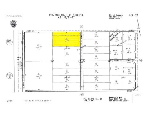Photo of 0 C Ave & Mauna Loa St., Hesperia, CA 92345 (MLS # HD25149622)