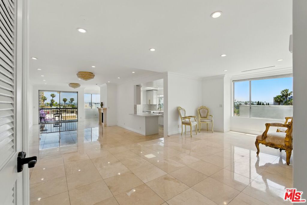 Bright & Spacious 3-Bedroom Condo with Breathtaking Views in Prime Beverly HillsWelcome to this beautifully designed 3-bedroom, 2.5-bathroom condo for lease, located on the 6th floor of a stunning and well-maintained building. Enjoy unobstructed panoramic views from the Hollywood Hills to Downtown Los Angeles and Century Citywake up to these incredible vistas every day!This bright and airy unit features an open-concept layout with large windows that fill the home with natural light. The oversized living room flows seamlessly into the dining area and modern kitchen, which is fully equipped with sleek finishes and contemporary appliancesperfect for everyday living and entertaining.In-unit laundry adds convenience, and each room is thoughtfully designed for both comfort and function.Residents of this secure building enjoy a variety of amenities, including: Security on-site Monday to Friday, 9 AM5 PM - Swimming pool - BBQ area - Fitness center - Recreation room. Located in the highly desirable Beverly Hills School District, this home offers luxury living in one of L.A.'s most prestigious neighborhoods.Contact Sherry at 424-325-9004 to schedule a private showing or for more details.