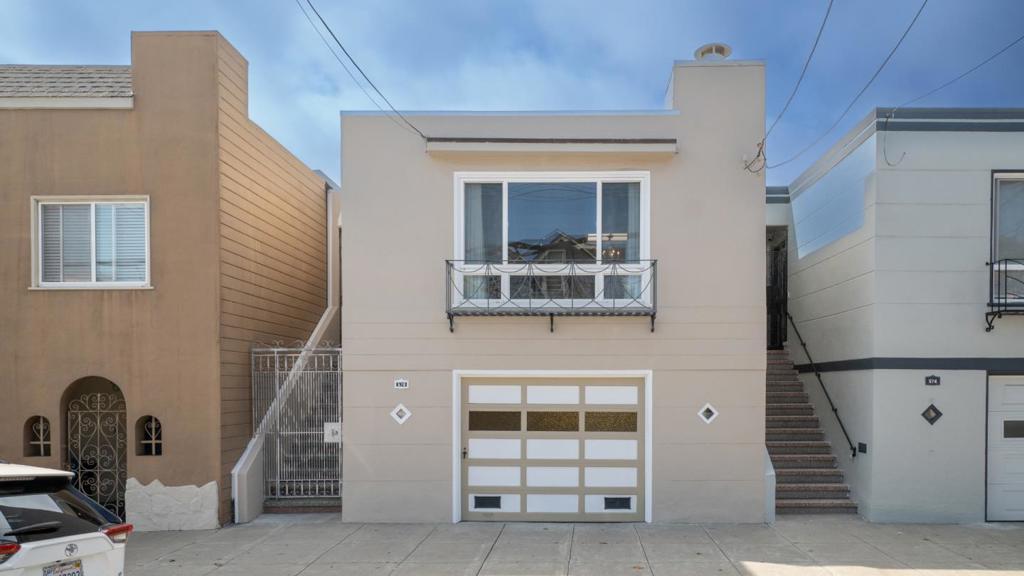 Charming Excelsior Home. Nestled in San Franciscos vibrant Excelsior Neighborhood, this bright and inviting home blends comfort and convenience. Inside, the eat-in kitchen shines with light cabinetry and stainless steel appliances, while hardwood floors flow throughout the home, enhancing its warmth and character. Natural light fills every room, including the bathroom, which features a skylight, separate walk-in shower, and soaking tub. The bedrooms overlook the private backyard, an ideal space for outdoor dining, entertaining, or simply relaxing among mature fruit trees and a thriving garden. The oversized garage offers endless possibilitieswhether you envision a family/playroom, home office, fitness area, or just extra storage and parking. Enjoy nearby Crocker Amazon Park for bocce, soccer, or leisurely walks with pets. With Mission Street and Geneva Avenues shops, restaurants, and cafés just minutes awayand easy access to BART and freeways this location is perfect for commuting throughout San Francisco and to Silicon Valley. Built in 1955, this home is ready to welcome its next chapter.