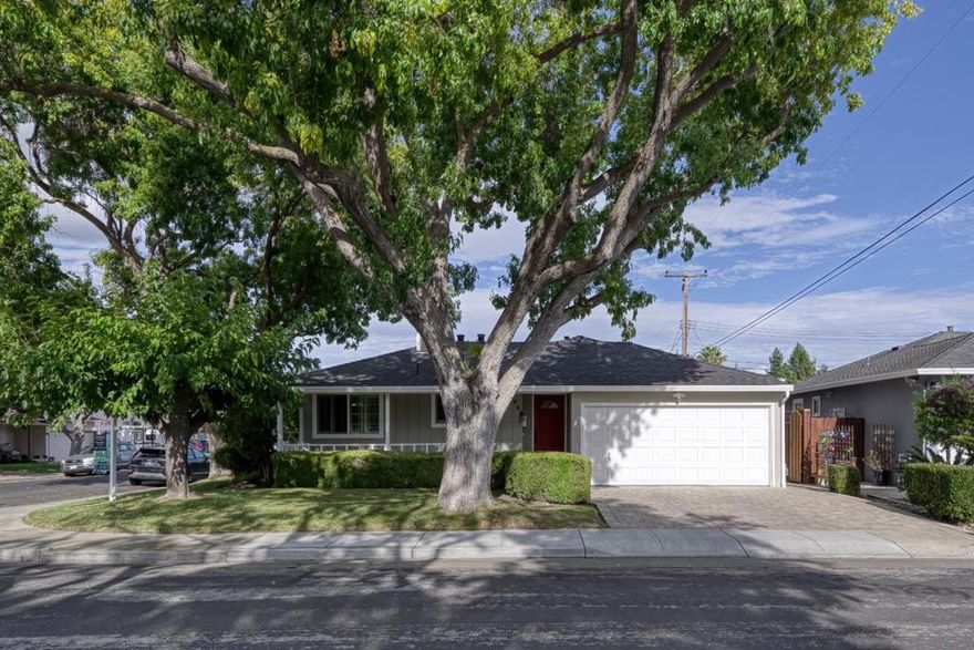 An absolute MUST SEE! This stunning, single-story cul-de-sac property, nestled in the heart of the highly desirable 'Mariposa Gardens neighborhood, is nothing short of a masterpiece! Pride of ownership is an understatement! Come and experience this property for yourself! Highest quality designer touches throughout! "No expenses spared" as the saying goes!! Examples of so many of the highlights: Recessed lighting. Natural stone by 'Bedrosians' kitchen flooring. 'Thomasville' kitchen cabinetry. Designer full- backsplash. Stainless steel appliances w/'GE Cafe' 5-burner gas stove/oven. Two-tone accent interior painting. Oak hardwood floors. Crown molding. Plantation shutters. Upgraded baseboard. Examples of newer upgrades: 'Viking Pavers' driveway/entry steps/porch. 'Los Gatos Roofing' highest of quality 'Presidential 50-Year Certainteed' Roof. 'Coastal Lumber' upscale fence with lattice. Repiped.  'Palladino Painting' exterior paint. Extensive landscaping including sprinkler systems at front/back on timers. Other highlights: Tons of storage space! Exquisitely upgraded, designer bathrooms + primary bathroom has full walk-in shower, including top-to-bottom luxury tile PLUS designer-stone flooring. Also, don't miss the plum and orange trees!  Too much more to list! Don't miss this one!