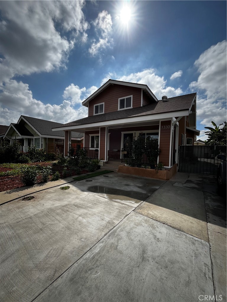 Superior Quality New Construction from New Foundation Footings to New Roof and everything in between! Permits, plans and certificate of occupancy available! Newly rezoned R3 lot allows 3 houses to be built on this HUGE lot! Long Front Porch with epoxy flooring to relax outdoors behind the lushly landscaped front yard where Banana Trees and Watermelon grow. The fully fenced and gated secure backyard boasts grass, watermelon vine, Avocado and Lime Trees. New Construction consists of 4 bedrooms, 3.5 baths with Oversized Livingroom! First floor offers 3 bedrooms, 2.5 baths while second floor boasts a Massive Master Suite with Spacious Retreat and Full Bath! Full Copper Plumbing, New 220 Amp Electrical Panel with two separate meters for adding an ADU in the backyard! Stunning Gourmet Kitchen with Gleaming Quartz Counters, Custom Lighting, Breakfast Bar, Stainless Appliances, Gas Stove, Double Sink, and Slow-Close Cabinets with Corner Lazy Susans. Dual Paned Windows, Luxury Laminate Faux Wood Flooring, Raised Panel Doors, A/C, Mirrored Closet Doors, Smooth Ceilings, Ceiling Fans, Recessed Lights, Base and Crown Accents, and Water Conserving Fixtures throughout! Separate laundry room behind kitchen with gas and electric hookups. Long 8-car driveway leads to detached 2-car garage with Raised Panel Side Door ready for your ADU conversion! Additional Unpermitted Studio Unit in backyard will be delivered vacant at close of escrow. Close to schools, parks, shopping, restaurants, transportation, entertainment, and freeways. WHAT are you waiting for?
