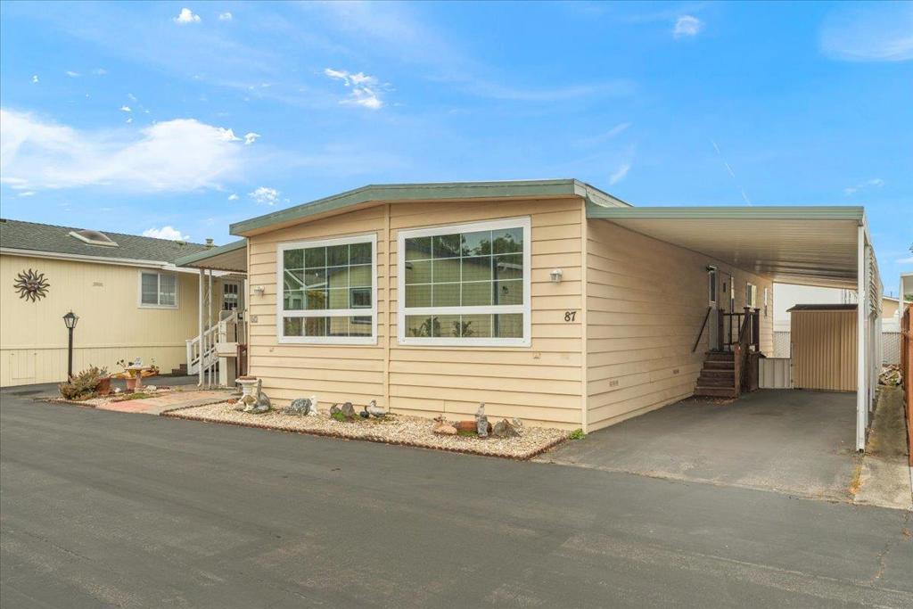 Discover this charming 2-bedroom, 2-bathroom manufactured home in picturesque Aptos. Located in Seacliff Park, a 55+ resident owned park highly sought after not only for its stellar location but for its wonderful amenities and welcoming atmosphere. The community features a clubhouse, pool, putting green, recreation room, library and more. Conveniently located near Seacliff State Beach, Nisene Marks, Aptos Village and a variety of the areas finest shopping and dining options, this is truly a wonderful place to call home. Warm and inviting, this property has an open floor plan with loads of natural light, updated Milgard dual paned windows and an inviting patio offering ample indoor and outdoor spaces. Seacliff Park is a co-op park with a buy-in of $59,000 on top of the purchase price. The initial buy-in goes up annually and you receive your buy-in share back when you sell your property.