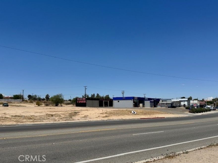 Great commercial lot on a paved road with business nearby.  Easy access to I15 and HWY 395.