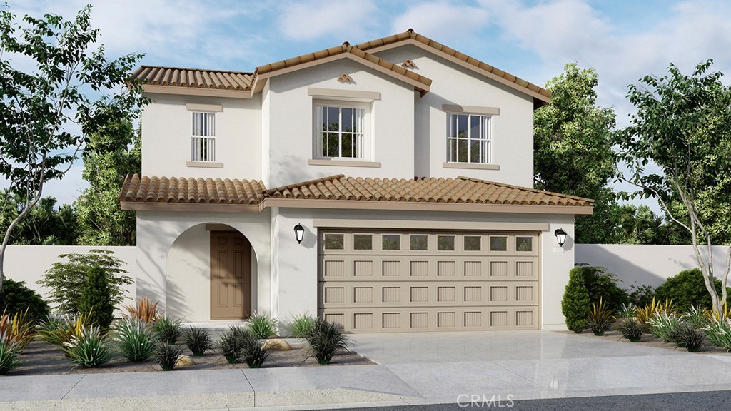 NEW CONSTRUCTION and QUICK MOVE-IN in WINCHESTER - SOLAR INCLUDED!! - This 1,874-sf home with a California Spanish-Hacienda façade has 5 bedrooms and 3 bathrooms - INCLUDES - WASHER/DRYER, REFRIGERATOR, WINDOW TREATMENTS and BACK YARD LANDSCAPING! The Island kitchen with island eating area has Valle Nevado granite counters, built-in stainless-steel appliances and a walk-in pantry. The interior comes complete with White shaker-style cabinetry throughout, lots of included recessed lighting, vinyl flooring on first level and plush carpet in all bedrooms, stairs, and closets! There is a DOWNSTAIRS BEDROOM AND FULL BATHROOM and upstairs the main bedroom with ensuite bathroom and walk-in closet, 3 additional bedrooms and full bathroom, and a laundry room. There is also a direct-access two car garage PRE-PLUMBED for an electric car! This truly modern home has all the Smart Home features you would expect and, is LANDSCAPED AND IRRIGATED in the front and back yards. The Pradera Place community is situated close to local parks and freeway access. This home is READY NOW for move-in and we can't wait to WELCOME you HOME! **HUGE SAVINGS!! Solar is "No additional cost to your buyer" - it is INCLUDED IN THE PRICE OF THE HOME**