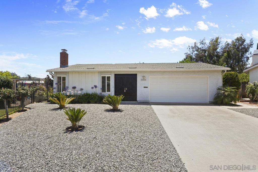 On the market for the first time in over 50 years, this lovingly maintained El Cajon home offers timeless charm, thoughtful upgrades, and incredible potential. Set on a generous lot, this 3 bedroom, 2 bath residence features a sparkling pool, western facing backyard, mature fruit trees, and panoramic sunset views that capture the best of Southern California living. The functional, light-filled layout includes a spacious living area and seamless indoor outdoor flow. Enjoy year round comfort with central air, a whole house fan, automatic exterior solar shades, and a motorized patio shade, ideal for entertaining or simply relaxing poolside. The two car attached garage offers convenience and additional storage. Built in 1970 and cared for with pride, this home is ready for its next chapter but has been meticulously cared for over the years. Located in a serene residential neighborhood with easy access to local shops, dining, and the I-8 freeway, this is a rare opportunity to own a classic home with room to make it your own.