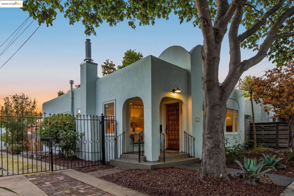 Discover a beautifully updated 1924 Berkeley bungalow at 2104 Spaulding Avenue, blending vintage charm with over $140,000 in thoughtful upgrades. This two-bedroom, one-bath home offers comfort, character, and peace of mind. Major renovations include an upgrade sill plate with enhanced framing, insulation, and stucco, a 200-amp electrical service, and Milgard fiberglass plus custom Jeld-Wen double-pane windows. The garage has been seismically retrofitted with a new roof and sill plate. Modernized systems feature a high-efficiency furnace with hospital-grade MERV-16 filtration, new ducting, water heater, and automatic gas shutoff. Plumbing upgrades include a copper water main, updated sewer line, and sewer lateral. Inside, enjoy a remodeled bathroom with custom vanity and luxury vinyl plank flooring, fresh doors, a counter-depth refrigerator, and a washer/dryer. Outdoors, relax in a private garden with a redwood and fire-resistant MOSO® bamboo porch, new pavers, turf, raised beds, fruit trees, and redwood fencing. Located in Central Berkeley near BART, Trader Joe’s, cafes, and parks, this turnkey home combines convenience with lasting quality.