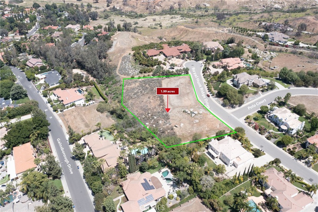 Over 2 acres in the prestigious community of Royal Hunt Ridge Estates in Alessandro Heights. This residential parcel is located near the end of a cul-de-sac, this parcel is within the Royal Hunt HOA and has a private gate to access the community. This blank canvas is ready for your dream home to be built here. All information is deemed reliable but is buyers responsibility to verify all information.