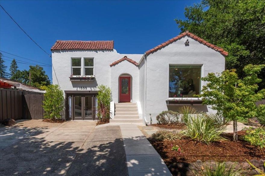 Nestled in the heart of Palo Alto, this charming 3b/1b 1316 sf 1.5-story home on a beautifully landscaped 5672 lot offers the perfect blend of comfort, convenience, and character. Situated within the highly-rated Palo Alto school district (Walter Hays, Greene Middle, & Palo Alto High), this location offers well-connected community opportunities. Just a short walk from the nearby train station, commuting and exploring the Bay Area is a breeze. The home is located in a highly walkable neighborhood with cafes, shops, and parks just steps away. Inside, a stylish color palette featuring soft neutrals, warm wood tones, and clean modern finishes creates a welcoming and timeless atmosphere. The finished lower level offers flexible space ideal for a home office, media room, or guest suite. A modern tankless water heater ensures energy efficiency, while the beautifully landscaped backyard enclosed by a rich wood fence offers a private oasis for outdoor dining, gardening, or simply relaxing. With its spacious outdoor setting and thoughtfully updated features, this home is an exceptional find in one of Silicon Valleys most desirable communities.