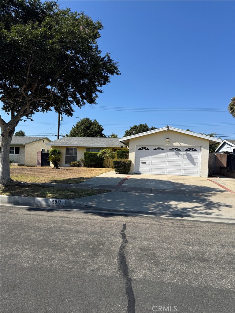 A 4 bedrooms, 2 bath house needing major repair. Backyard is planted with some exotic fruit trees, like cherimoya and pomelo. A 2 car garage attached garage has direct access to the house. This is a drive by property for now, subject to interior inspection .