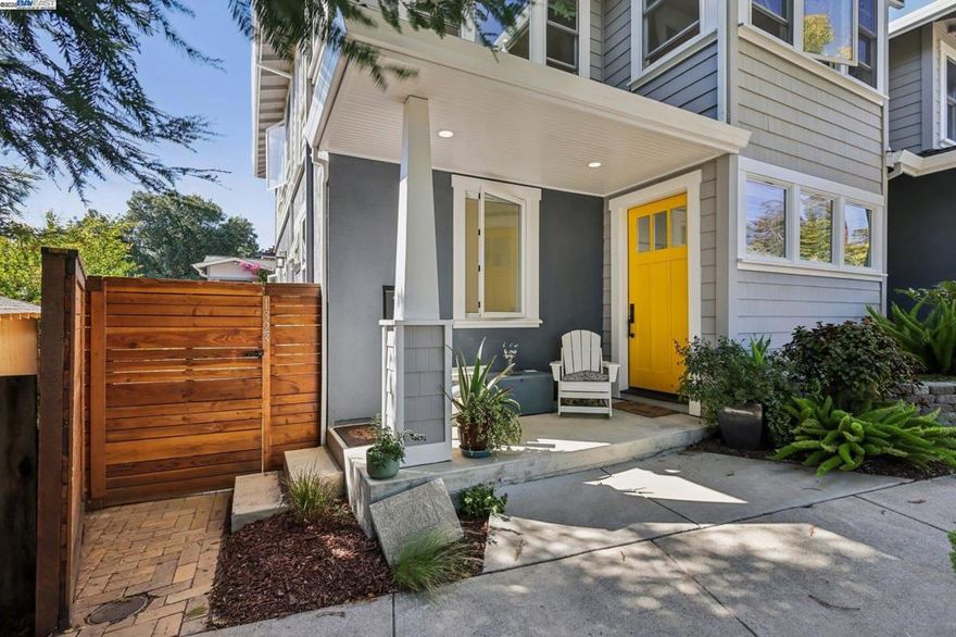 Location, Location!  Craftsman Charm with Income Potential in the Heart of Historic Downtown Martinez.  Don’t miss this rare opportunity to own a nearly-new Craftsman home plus a detached ADU—perfect for multigenerational living or as an income-producing rental!  Step inside and be captivated by the bright, airy interior featuring soaring 10-foot ceilings, oversized windows, smooth wall finishes, and high-end modern details throughout. The open-concept floor plan creates a seamless flow between the living, dining, and kitchen areas—ideal for entertaining or comfortable everyday living.  The chef’s kitchen is a showstopper, boasting crisp white cabinetry, durable concrete countertops, and sleek stainless steel appliances. A full bedroom and bathroom on the main level offer flexibility for guests.  The main floor bathroom is a true retreat, featuring a custom walk-in steam shower with built-in seating and elegant tile work—bringing spa-like luxury right into your home.   Upstairs, two oversized bedrooms, and a dedicated office, and a luxurious primary suite with stunning hill views, a spa-like soaker tub, walk-in shower, and walk-in closet space.  All of this is situated in a prime location, blocks from charming downtown Martinez’s shops, restaurants and breweries.