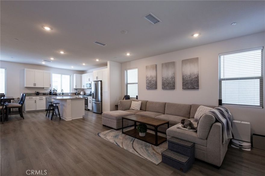 Built in 2024, this brand new paired condo at Wyatt in the gated Bedford Community offers 1,460 sq. ft. with 3 bedrooms and 2.5 baths. 



First level has the space 2-car garage with plenty of extra space for storage, main entrance, and a spacious outdoor gated patio. On the second floor you’ll find the Great Room with an open floor plan with a covered porch, a Powder Room, a Dining Space, and a large Kitchen with a spacious island offering a great entertaining space for your guests. On the third floor you’ll find the three bedrooms. The Primary Bedroom is spacious, with his and hers walk-in closets (that’s right, two walk-in closets). The Primary Bathroom offers dual sinks and a walk-in shower. This home is furnished with brand new appliances including refrigerator, dishwasher, microwave, gas stove & oven, along with washer and dryer. It is also very energy efficient and high tech with smart thermostats, lights and comes with a 220V outlet in the garage for EV charging. Flooring: upgraded luxury vinyl plants for 2nd level and all bathrooms, upgraded rolled carpets for bedrooms and stairs.



The Bedford Community offers over 50 acres of open spaces along with a Recreation Center, fitness center, multiple pools, walking trail access, wellness gatherings, Playground, Dog Parks, BBQ's and Outdoor seating areas.