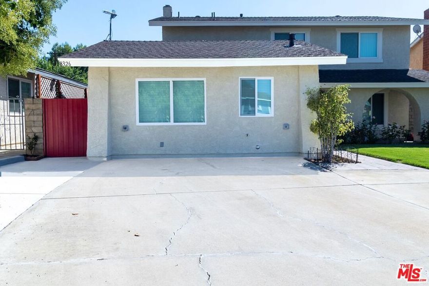 Welcome to this recently built, 1 Bed/1 Bath home, located on a private cal-de-sac, right in the heart of Northridge. Step through the front door and into the open plan living room, with high ceilings, bright windows and gorgeous wood- laminate flooring, that continues throughout the unit. The Chef's kitchen is well-equipped with never before used appliances, including range, refrigerator, microwave, and dishwasher. The primary bedroom feels spacious, with built in wardrobes, and ample space for a king-size bed. The hotel quality, primary bathroom has been luxuriously equipped with top-of-the-line fixtures, and an impressive glass shower stall. Other conveniences include; 1-car driveway parking, EV hook-up, stackable washer & dryer, and central air/heat throughout. Close to the restaurants, activities, and entertainment of Northridge, this place won't be on the market long! Come see it today!