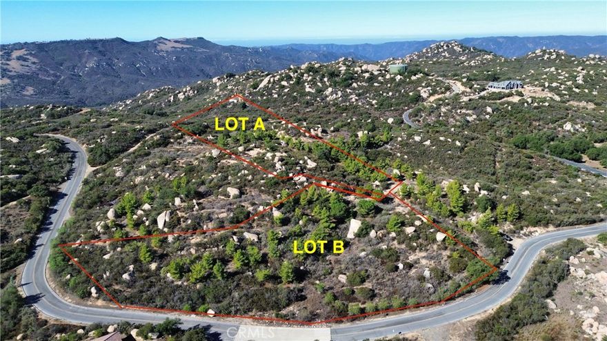 LOT A.... 4.99 Acres of Prime Land in La Cresta, Riverside County — where luxury meets tranquility. Lot B is also being sold for a total of $300,000! Can be purchased separately. This stunning 4.61-acre parcel offers the perfect canvas to build your dream home surrounded by nature, privacy, and breathtaking views. Located between Via Ranchero and Calle Parama, this lot is nestled among multi-million-dollar ranches in a serene and scenic community. With only a few neighbors nearby, you’ll enjoy the peaceful sanctuary of the Cleveland National Forest, yet remain just minutes from city conveniences. Only 20 minutes from the I-15 Freeway, and close to shopping, award-winning schools, Temecula’s world-renowned wineries, and Pechanga Casino, this location combines the best of both worlds — rural charm and modern accessibility. La Cresta is an up-and-coming area steadily transforming into one of Riverside County’s most desirable and affluent communities. Whether you envision an elegant estate, a family ranch, or a peaceful weekend retreat, this property offers endless possibilities.