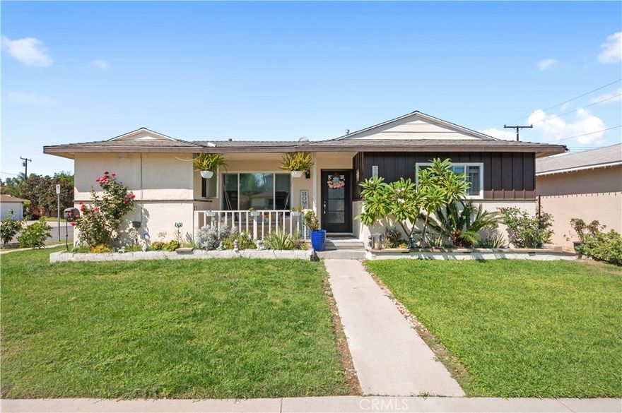 Welcome to 8849 Pico Vista, a charming 5-bedroom, 2-bath corner lot home located on a quiet non-through street in the desirable southeastern edge of Pico Rivera. Garage has been divided as a home office with a sliding door access to the back yard. This spacious residence offers a thoughtfully designed layout, featuring a large living and dining area filled with natural light, a medium-sized gallery kitchen with quartz countertops, back splash, tile flooring and CAFE Brand appliances. A convenient laundry area right off the kitchen. The home includes laminated flooring and updated tile in key areas. Ceiling fans throw-out the home. Enjoy outdoor living with a rear patio ideal for gatherings, while the semi-attached 2-car garage and driveway, accessible from the cul-de-sac, provide ample parking. Additional highlights include central heating and the peace of mind that comes with a well-maintained, move-in ready home. With easy access to the 605, 5, and 105 freeways, you’re just minutes from Downtown Downey, Downey Landing, and The Promenade at Downey. Don’t miss the opportunity to own this spacious and inviting home in a convenient location!