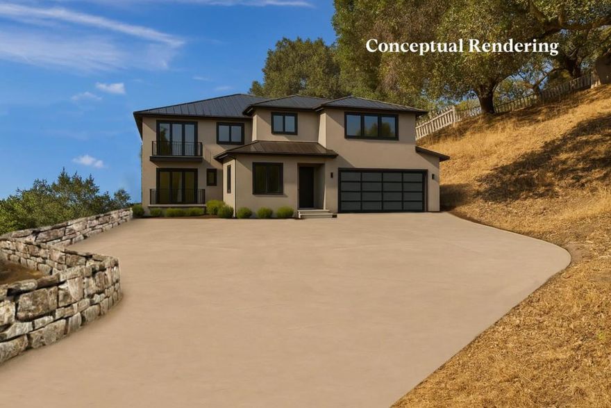 Spectacular 2.58± acre building site in the prestigious South Kennedy Road neighborhood of Los Gatos. Planning approval has been received from the town of Los Gatos for a 4,810sf±, 5 bedroom, 4 full and 2 half bathroom home. This beautiful property offers open vistas of the surrounding Los Gatos mountains and stately oak trees with a clear and easily accessible building site. The location sits amongst beautiful estate quality homes with convenient access to the charming downtown, local schools, shopping, and freeways. There are two possible entry points onto the property which offers elegant access to your newly built home. City utilities are available at or very near the building site for efficient site development. Geotechnical and soils, survey, and topographical reports available. This site sits within the Los Gatos School District.