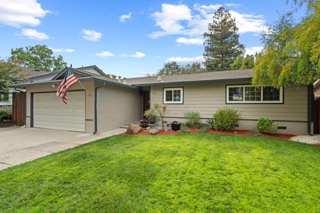 Welcome to 5743 Begonia Dr, San Jose a beautifully updated home that blends modern upgrades with timeless charm. Step inside to refinished hardwood flooring, fresh interior paint, and recessed lighting that brighten every room. The kitchen has been completely refreshed with granite countertops, new backsplash, stainless steel appliances, and under-cabinet lighting, while the master bathroom offers a full remodel with dual sinks, new shower enclosure, vanity, and fixtures. Additional highlights include a stylishly updated hall bath, new double-pane windows with patio sliding doors, and newly installed modern tile flooring in the kitchen, bathrooms, and laundry area. Outside, enjoy a touch of curb appeal with fresh exterior paint, new fencing, trimmed landscaping, and a well-maintained yard perfect for relaxing or entertaining. Ideally located in San Joses sought-after Cambrian area, this home is move-in ready and designed for both comfort and convenience.