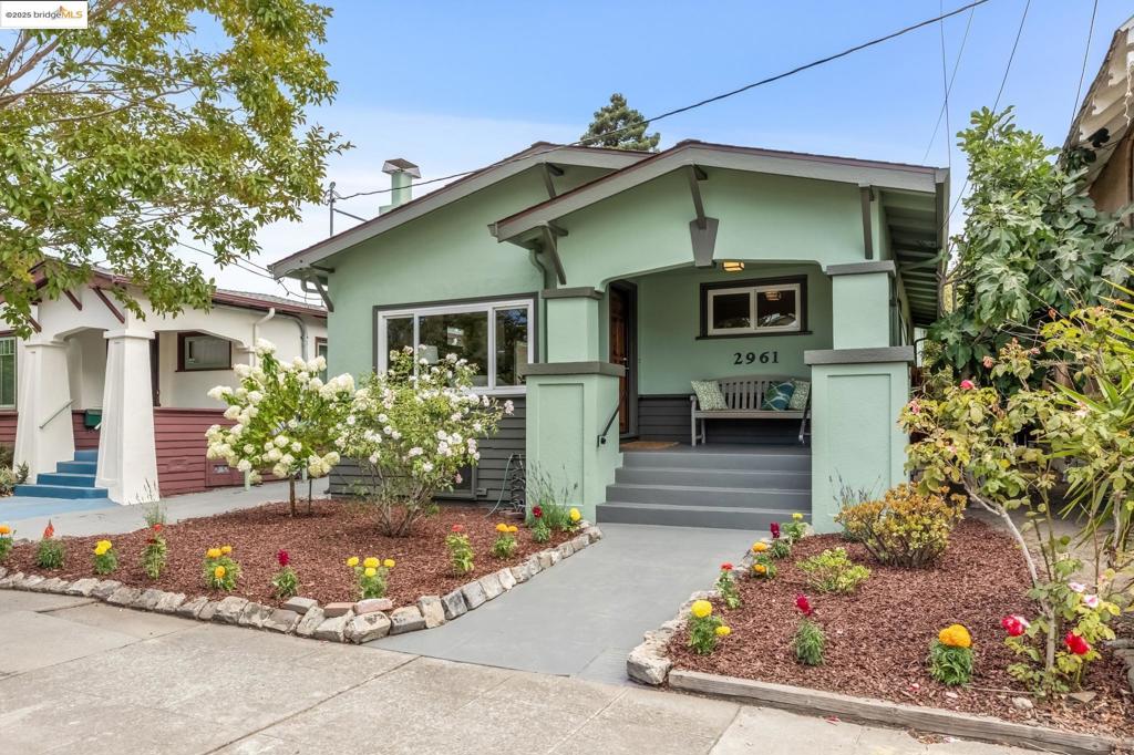 Where does California Chill Meet Berkeley Bliss? Right here on California Street! This charming South Berkeley Craftsman welcomes you with 4 bedrooms, classic built-in wood cabinetry, clawfoot bathtub, a spacious kitchen, and your own personal spa set up, including a private deck, hot tub, and sauna. Stay for the peace of mind that comes with a recently replaced roof, seismic retrofit, lots of electrical updates, updated copper plumbing, and owned solar panels. The sauna currently occupies the detached garage—easily relocatable if you prefer parking space. Location-wise, you’re just 2 blocks from the award-winning Malcolm X Elementary*, with Berkeley Bowl, BART, freeways, UC campus, and downtown shops all within easy reach. (Buyer to verify school district/availability.) You don’t get more East Bay accessibility than a 96 bike score and 89 walk score from walkscore.com®. So Don’t Leave Your Stress at Home. Come Home to Relieve Your Stress!