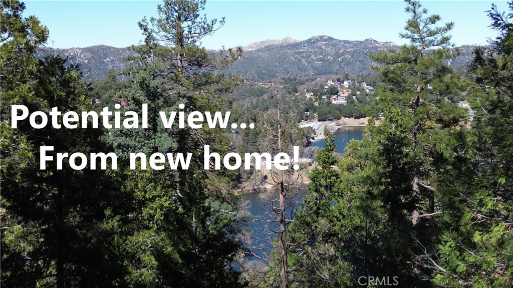 Magnificent lakeview lot in the popular San Moritz area sold with approved plans for an approximately 1,760 SQ FT beautifully designed custom home with open floorplan and two car garage. This lot has a lush woodsy forested setting with big beautiful pines, cedars and oaks all around. All utilities (water,sewer,gas, electric,phone, high speed internet, cable) are all conveniently located at or near the street. The approved plans included in the sale will save the lucky Buyer around $20,000 in costs and around a year of engineering to work thru plan check with the County of San Bernardino. The stunning lake and distant mountain ridgeline views should be visible from both levels of the proposed home. At the rear of the property there is a great sense of privacy and no close neighbors. Lot is approx. 7,693 SQ FT with approx. 60 FT of street frontage on county maintained Altdorf Drive. Downtown Crestline Village is nearby with shopping, dining, entertainment. Popular Lake Gregory is also nearby with hiking trails, dog parks, boating, swimming, kids play areas, entertainment and more. Don't miss out on this fantastic opportunity...make your offer today!
