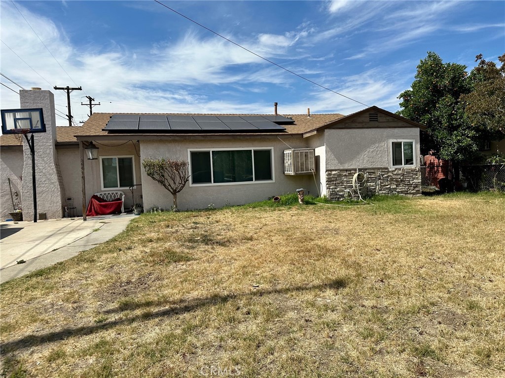 Discover this hidden GEM in the growing city of Fontana! This property offers a blend of space and opportunity. Featuring 1,329 of living space, a dining area, kitchen, living room and a bonus area currently used as a family room that has a fireplace. There are 3 good size bedrooms, a spacious lot over 9,000 square feet and a detached 2 car garage. There is solar here- buyer to assume. This property is perfect for a buyer willing to make this space their own, with the right TLC there's so much potential here!