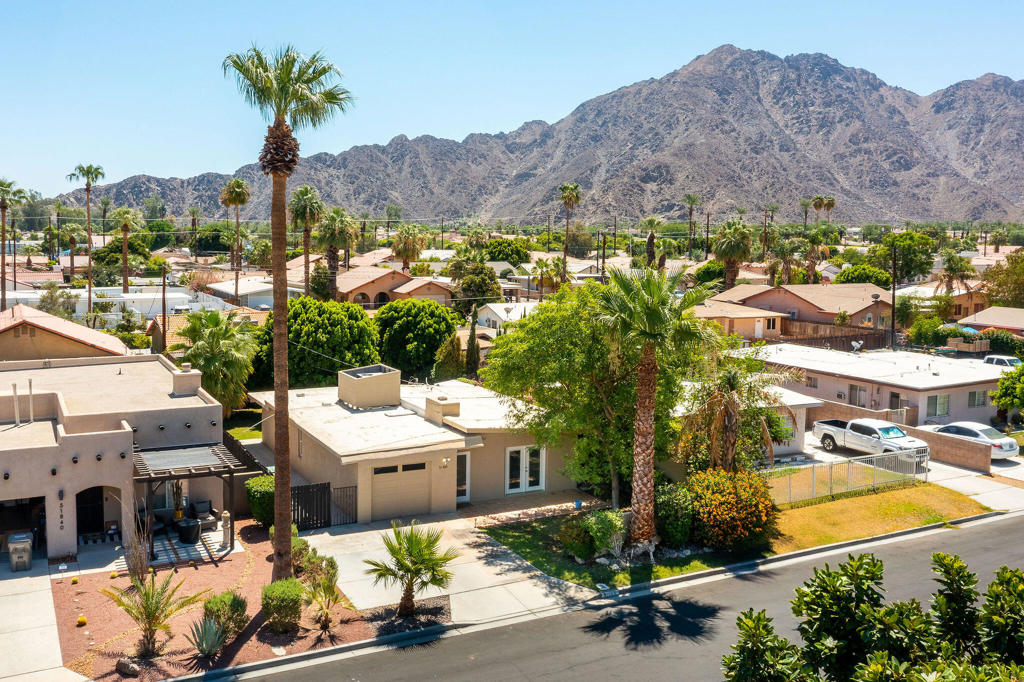 Welcome to 51864 Avenida Mendoza--a beautifully refreshed 2-bedroom, 1-bathroom home offering the perfect blend of comfort, convenience, and charm. Whether you're a first-time buyer, looking to downsize, or searching for the ideal desert getaway, this home checks all the boxes. Move-in ready with thoughtful updates and low-maintenance landscaping, this home is designed for easy living. One of the rare properties in the Cove connected to natural gas, you'll enjoy energy efficiency and added convenience--plus the benefit of lower IID electric rates. Location is everything, and this home delivers! Just a short stroll to the scenic Bear Creek Nature Trail and one block from Fritz Burns Park, where you'll find pickleball courts, a dog park, public pools, and more. You're also just minutes from charming Old Town La Quinta, with local restaurants, coffee shops, farmers markets, and boutique shopping. Don't miss this opportunity to own a slice of desert paradise in one of La Quinta's most beloved neighborhoods!