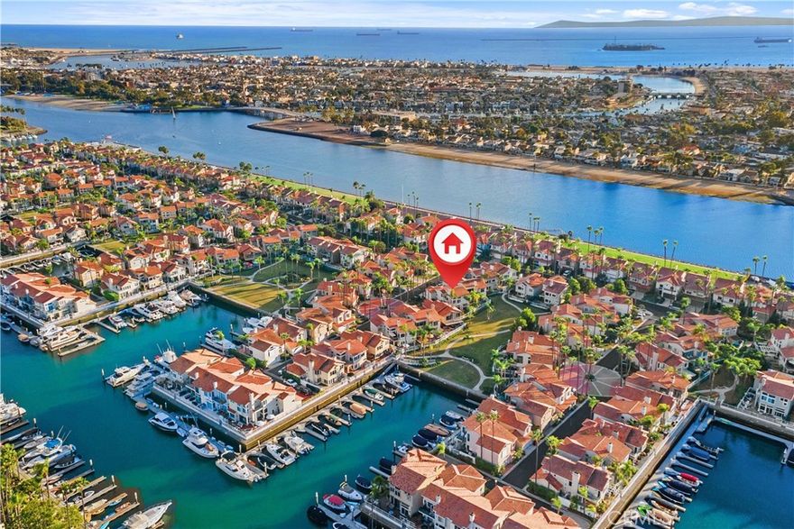 SPINNAKER BAY – Coastal Living at Its Finest with 28’ DEEDED BOAT SLIP & DOWNSTAIRS Bed/Bath!



Welcome to Spinnaker Bay, one of Long Beach’s premier resort-style communities.



This exceptional home includes a 28' DEEDED BOAT SLIP providing direct access to the Alamitos Bay waterways.  This beautifully appointed 4-bedroom, 3-bath home includes a convenient DOWNSTAIRS BEDROOM and ¾ bath. Upstairs, the expansive primary suite feels like a private retreat, featuring a versatile loft with custom built-ins…ideal as a workspace, reading nook, or quiet getaway.



From the rich wood flooring to the cozy fireplace anchoring the spacious family room, this home blends timeless elegance with modern comfort. The open-concept layout flows seamlessly into a private patio that backs to a serene greenbelt and features a built-in BBQ, perfect for relaxing or entertaining.



Homes like this are rarely available in Spinnaker Bay.  This is a must see!