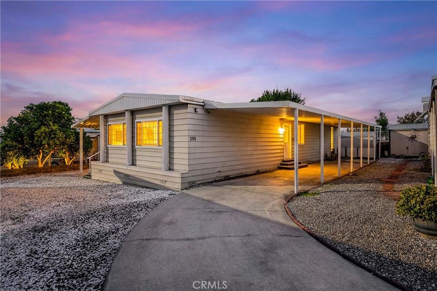 Looking for a 55+ community to call home? Welcome to the beautiful Alta Laguna Community. Enter through the secure gates into your own oasis. With endless things to do. Take a brisk walk around the park. Stop by the clubhouse for a card game. Test your skills on the pool table. Practice your hole in one on the putting greens. Have a cup of coffee at the tranquil Turtle Bay and watch the water turtles. Take a dip in the refreshing pool. Relax in the spa. Cozy up in the library with a good book. Get that work out done in the gym. Invite your friends for an evening to remember in the banquet room. These are just a few highlights of the community. Now, relax in your large and open 2 bed, 2 bath home. No need to worry, a NEW roof has you covered. With an updated kitchen, flooring and baths you can rest and relax. No need for a washer and dryer the stackable is a perfect fit. You also have extended space for entertaining with an enclosed patio. Ample parking, large back and side yard. A sturdy shed for extra storge. Life can give you lemons or you can just take them off the huge lemon tree in you own backyard. Call today and come check out this great home and make it your own.