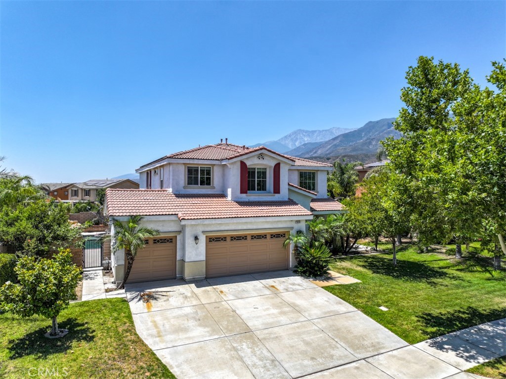 Exceptional Pool & Solar Home in One of North Fontana’s Premier Neighborhoods
Discover the perfect blend of luxury, efficiency, and comfort in this beautifully upgraded 4-bedroom, 3-bathroom residence, complete with a dedicated downstairs office, a spacious 3-car garage, and a solar system for energy savings and sustainable living. Situated on an oversized 8,840 sq ft lot, this 2,916 sq ft home offers both impressive scale and thoughtful design.
From the moment you enter through the grand double doors, you’re welcomed by soaring ceilings, abundant natural light, and a seamless open-concept layout designed for both relaxed living and effortless entertaining. The formal living and dining rooms are generously sized, while the expansive family room opens to a chef’s kitchen featuring a large center island, granite countertops, and a custom tile backsplash.
Step outside to your private backyard oasis, where a sparkling pool and spa—with a tranquil waterfall feature—invite you to relax. A covered patio provides the perfect setting for outdoor dining or entertaining.
With its combination of space, style, solar energy, and a backyard retreat, this home checks every box. Schedule your private showing today and experience all it has to offer!