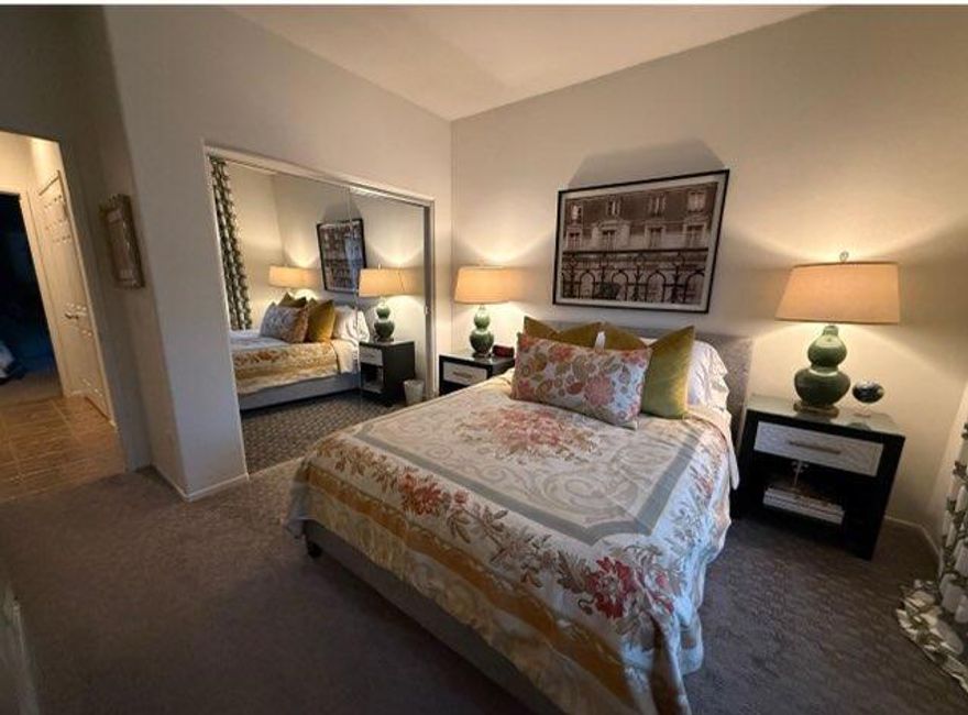 Welcome to 1122&#8239;Oro&#8239;Ridge -- your private retreat within the coveted gated community of Mountain&#8239;Gate in Palm Springs. Nestled against the breathtaking San&#8239;Jacinto Mountains, this exceptional single&#8209;level residence offers the perfect blend of resort&#8209;style amenities and quiet suburban elegance. Beautifully designed floor plan with generous open&#8209;concept living space, ideal for entertaining or peaceful everyday living.A gourmet kitchen invites culinary creativity, and flows effortlessly into the living and dining areas -- blending style, comfort and function. Situated within a guarded, family&#8209;friendly community offering multiple pools, spa/hot tubs, tennis courts, playground and greenbelt areas -- all just minutes from downtown Palm&#8239;Springs' vibrant dining, art and culture scene. Easy access to major routes, the Palm Springs International Airport, and all the amenities of the Coachella Valley -- while still offering a sense of secluded tranquility. This property presents a rare opportunity for a renter seeking both lifestyle and a great investment.