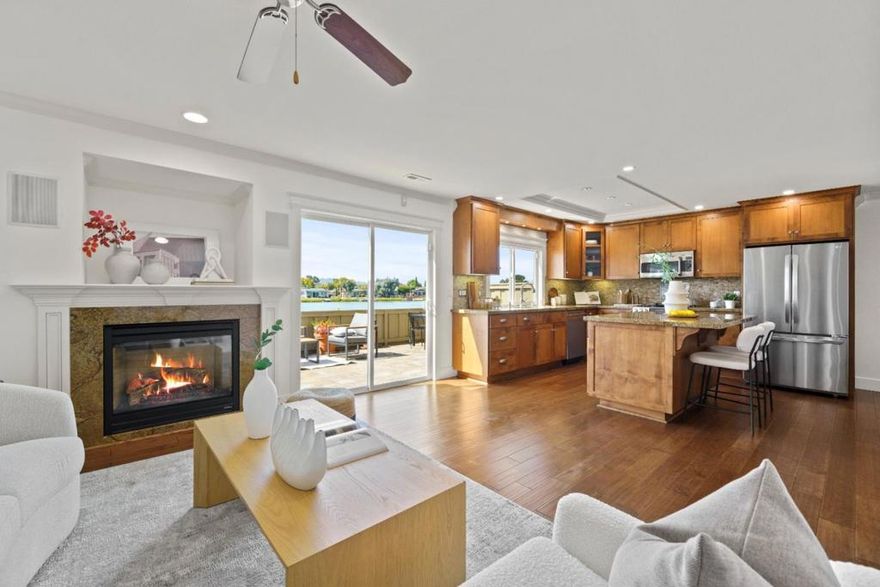Blissful Waterfront Retreat! Discover a serene waterfront haven, offering breathtaking views and a peaceful setting. This fabulous 4 Bed 2.5 Bath modern home provides a pristine waterside walking trail, enhancing the tranquil experience of waterfront living. Welcome home to this bright and move-in-ready house in the popular Shell Cove Community. This waterfront property offers over 1,900 square feet of interior space with an open floor plan. Enjoy the Californian indoor-outdoor vibe with scenic calming water views and a pristine walking trail anytime to create your own tranquil waterfront living. At this location, the airplane noise is minimal. You can chill and focus on the conversations while in the backyard. Additional features include new Karastan carpet on 2nd floor, an gorgeously updated kitchen, two water view bedrooms, an in-home laundry room, paved backyard and access to community amenities: pool, tennis courts, and clubhouse. Top-rated schools, parks, and easy access to Highways 101 & 92 and Caltrain make commuting easy. Don't miss this rare waterfront gem. This property ownership is PUD (Planned Urban Development) as Single Family Residence on the title report and it is easier to apply for mortgage than townhouse/condo ownership.