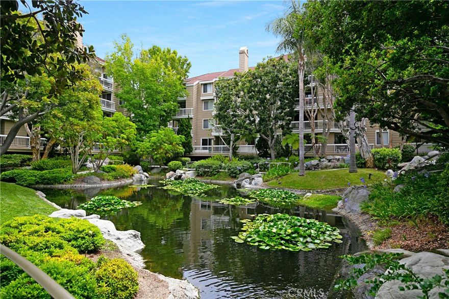 Welcome to Seabridge Villas, where resort-style living awaits you less than 2 miles from the beach. This delightful 2 bed, 2 bath en suite condo has been remodeled. Upgraded bathrooms, new flooring, high-quality carpeting, ceiling fans, and indoor laundry are just a few of the remarkable features this unit offers. Additionally, the unique office space provides the perfect work-from-home convenience. Step into your remodeled kitchen, featuring stainless steel appliances, and quartz countertops. The breakfast bar seamlessly connects to the inviting dining area and living room complete with cozy fireplace. Sliding glass doors lead to a balcony overlooking the pool area and tranquil community waterfall features, providing a peaceful outdoor retreat. Elevator access from the ground level provides easy access to your front door. Seabridge Villas presents a stunning private gated community, complete with a dedicated 24-hour guard service. Residents can take advantage of the abundant amenities, including two pools, clubhouse, gym, sauna, tennis courts, enchanting streams, cascading waterfalls, and an abundance of trees. With its prime location just minutes away from the Huntington Beach Pier, downtown area, and Pacific City, you'll enjoy easy access to an array of dining establishments, shopping centers, highly acclaimed schools, entertainment options, and much more.