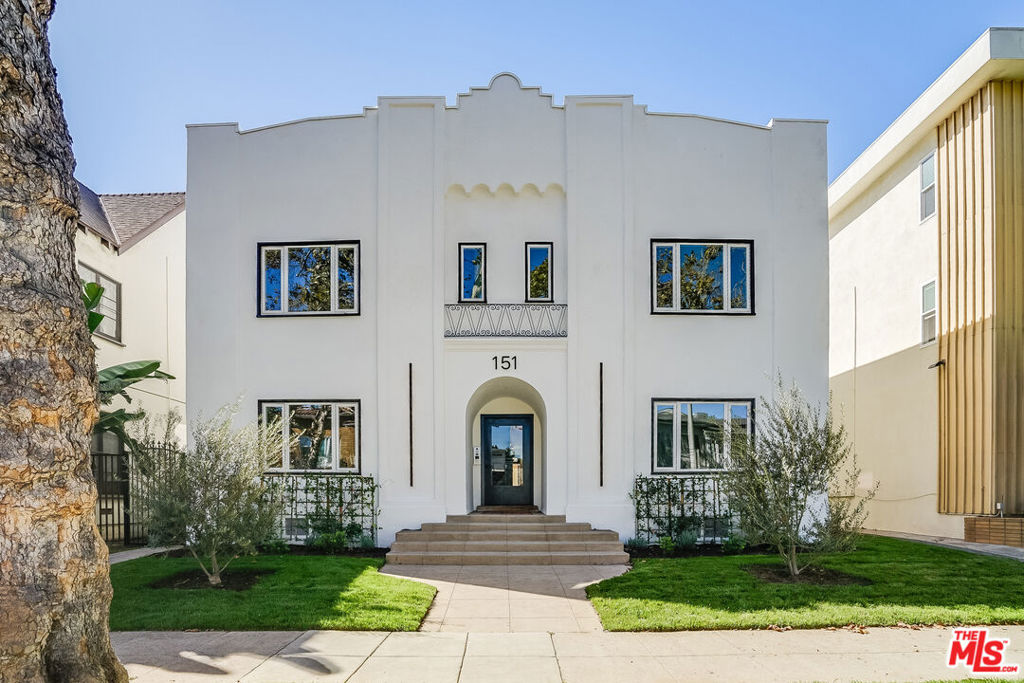 Recently renovated Mid Century Modern building in Beverly Hills. Secured formal entry with a Door Bird Intercom call box. This large ground floor 1 bedroom unit features All Brand New floors with dual paned windows, new Air Conditioning mini splits to control different temperatures from each room, smoothed walls, new lighting, in-unit Washer and Dryer and more. The Bedroom is located in the center of the unit and there no shared bedroom walls. Kitchen wall is the only shared wall. Completely rebuilt kitchen with newer Stainless Steel Appliances including in-unit Samsung Washer and Dryer, Samsung Oven / Stove, Large Refrigerator and Freezer, Quartz Countertops, White Shaker Cabinets with soft closing drawers. Unit and building has been extensively remodeled with a brand new bathroom, shower over bathtub, LED Mirror with a defroster. Located within the Beverly Hills Unified School District ( BHUSD ), close to parks, grocery stores and everything Beverly Hills has to offer! No Pets, Sorry.