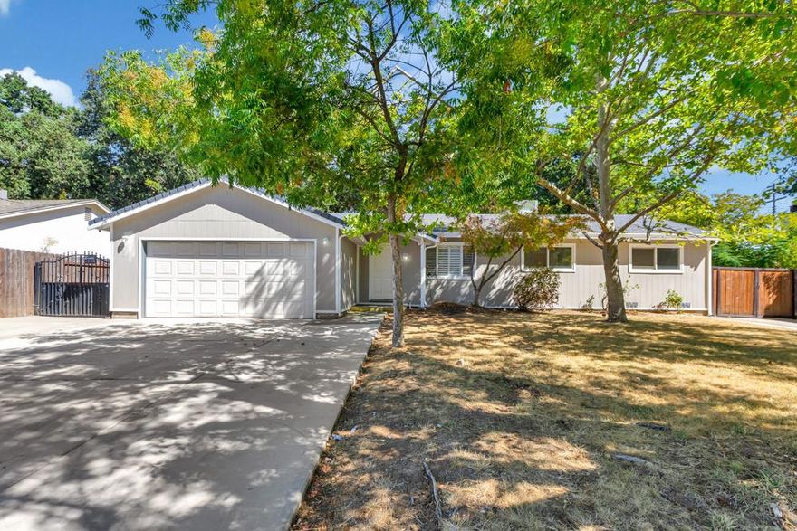 PRICE REDUCTION!! Welcome to this renovated single-story home in Orangevale's Fairvale Park. Featuring 3 bedrooms and 2 bathrooms, the layout includes a spacious living room, cozy family room unpermitted 250 sq ft (-)(+) buyer to verify. Kitchen boasts granite countertops and dining bar. The bathrooms have been tastefully and fully updated, adding a touch of contemporary style to the home. Additional upgrades include NEW WATER HEATER, NEW HVAC, NEW COPPER PIPING, recessed lighting and engineered wood plank flooring. If you love spending time outdoors, you'll be delighted by the pool-sized backyard and large patio, a perfect spot for entertaining and relaxation. Parking will never be an issue, with a 2-car garage, expanded driveway, side driveway and gated car/boat storage area for secure off-street parking options. Top rated area schools.