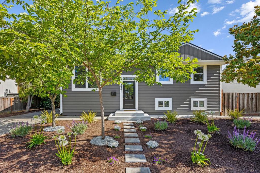 Enjoy the Campbell lifestyle in one of the areas most sought after and established neighborhoods with this thoughtfully updated 4 bed, 2 bath home, built in 1961 with a clean and well planned 1924 square foot floorplan that blends comfort, charm, and modern upgrades. Set on a generous lot, it features a bright, open layout with fresh interior paint, newer laminate flooring, and an updated kitchen with sleek quartz counters. One bathroom has been stylishly remodeled with designer tile finishes, and both the brand new water heater and Nest thermostat add peace of mind. Central A/C and large windows keep the home comfortable and filled with natural light. The spacious backyard is freshly landscaped and ideal for barbecues, playtime, or quiet evenings. The unique split level layout offers a cozy downstairs living area with street level views, while upstairs provides a perfect perch to enjoy the neighborhood. Lovingly cared for by the same family for decades, this home has hosted countless gatherings with friends and family. The next owners will love making it their own with new traditions and special moments. All in a desirable neighborhood known for tree lined streets, friendly vibe, parks, top rated schools, shops, dining, and the lively Campbell Farmers Market on weekends.