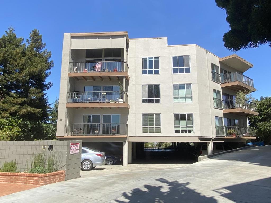 Welcome to this charming Penthouse with 180-degree view of the SF Bay, 2-bedroom, 2-bathroom in the vibrant city of San Mateo. Spanning 1,352 square feet, this residence offers a functional and inviting layout. The kitchen is well-equipped with an electric cooktop, dishwasher, microwave, oven, and refrigerator, ideal for all your culinary endeavors. Enjoy meals in the cozy breakfast nook or the formal dining room, providing versatile dining options. The home features laminate flooring throughout, enhancing its modern aesthetic. Stay comfortable year-round with central AC and heating via forced air gas. The living area includes a fireplace, adding warmth and character to the space. The property is fitted with energy-efficient double pane windows. Located in the San Mateo-Foster City Elementary School District, this home also includes a garage space for secure parking. A perfect blend of amenities awaits you in a desirable San Mateo location.