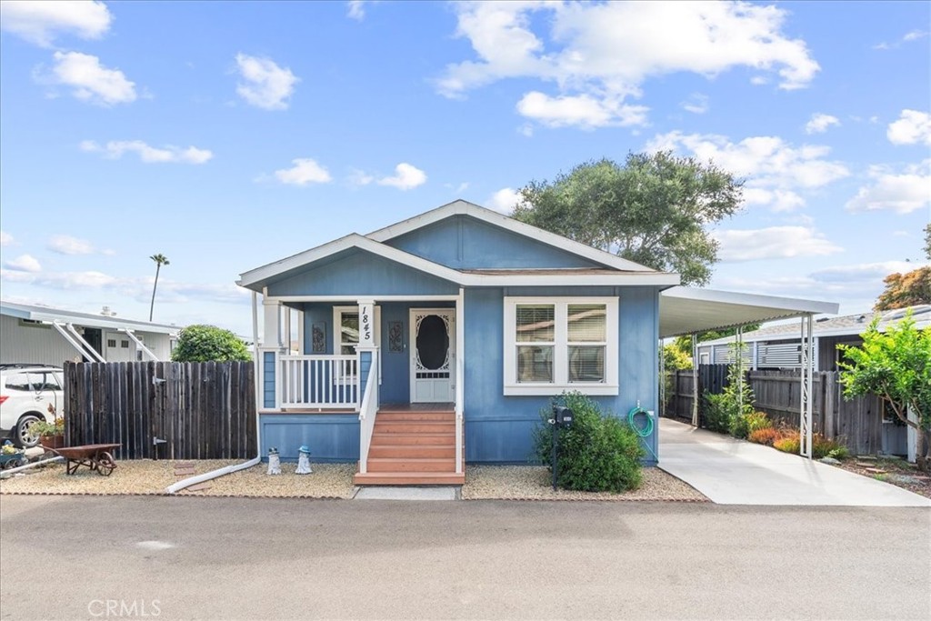 Located in the desirable Laguna Mobile Home Estates, this 3-bedroom, 2-bath home offers approximately 1,260 sq. ft. of comfortable living space. The interior is beautifully maintained and features wood laminate flooring, stainless steel appliances, and a spacious kitchen with ample storage. The primary suite includes a walk-in closet, creating a private retreat.
This home also comes equipped with paid-for solar and air conditioning, offering comfort and efficiency year-round. Outside, you’ll find a matching storage shed and a nicely landscaped yard that wraps around the home, perfect for gardening or relaxing.
Community amenities include a clubhouse and pool, providing a wonderful place to enjoy and connect with neighbors.
Move-in ready, this clean and well-kept home combines convenience, comfort, and community living in a prime location.