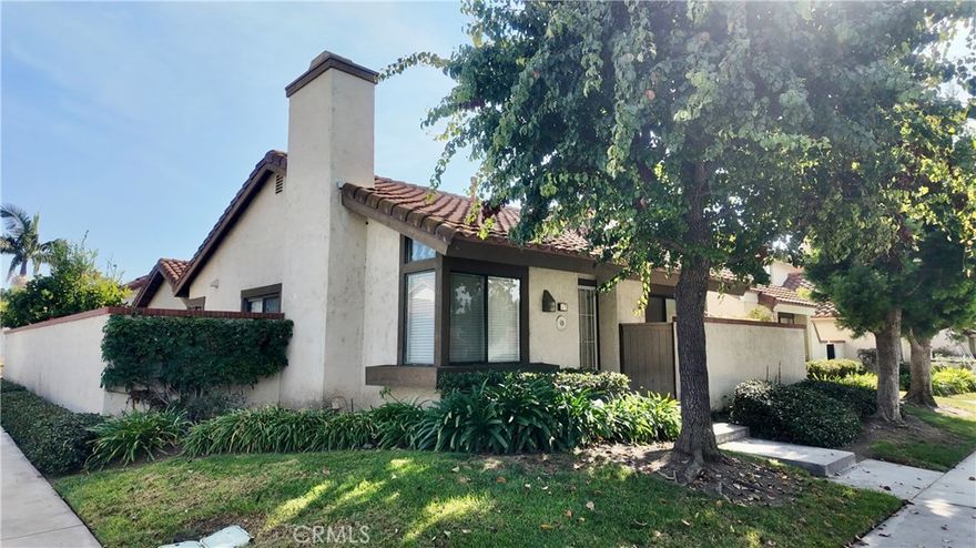 Rare to market corner lot single level 2 bed 2 bath home in the Vista Filare neighborhood. Enter into a bright and open great room with vaulted ceilings and sliding doors to the wrap around yard. Large primary suite with vaulted ceilings and access to the yard. Secondary bedroom features its own private patio. Home features attached 2 car garage with laundry including washer and dryer. Perfect location with convenient access to Culver Dr and 5 freeway, shopping, dining and award winning IUSD schools.
