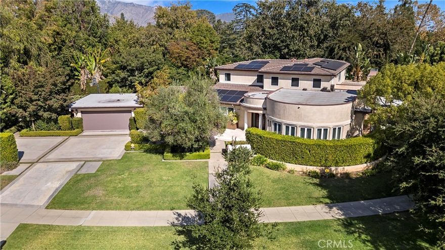 This stunning modern estate was completely reimagined and finished in 2015, set on a 21,000+ sf land in the city’s most desirable neighborhood. The spacious living room boasts a soaring ceiling and a striking circular bay window, while the gourmet kitchen includes a separate enclosed wok room. Family room with expansive French doors leading to a relaxing outdoor patio. Two spacious bedrooms on the first floor and three luxurious suites upstairs. The beautifully landscaped backyard features a private basketball court and golf practice area, while the side yard is an entertainer’s dream with a fountain pool, BBQ station, and patio. Eco-conscious upgrades include newly installed solar panels (2021). Property is well maintained in a great condition. Do not miss this opportunity to make it your dream home!