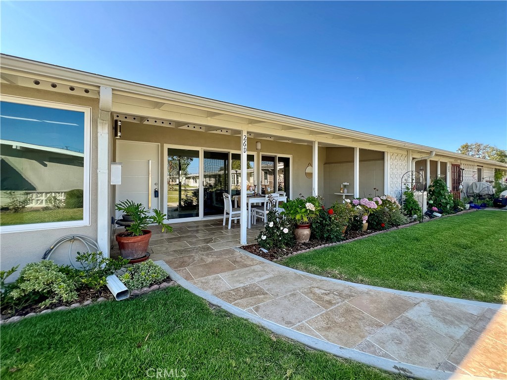 (M3-26D)(Carport 25-Space 2) BACK ON THE MARKET!!
A must see remodeled gem! Move in ready! Enjoy a brand new paved walkway and patio perfect for outdoor dining plus sleek new sliding glass doors that enhance indoor/ outdoor living. Inside the cozy front living room is prewired for your entertainment setup The stunning kitchen features quartz countertops, recessed lighting and all new appliances making it an entertainer's dream come true! Two custom bathrooms boast stylish tile and walk in showers. The oversized primary bedroom includes a beautiful skylight and spacious walk in closet. Modern functional and thoroughly and thoughtfully designed- This one won't last!
SENIOR COMMUNITY OFFERS THE FOLLOWING AMENITIES: 9 Hole Golf Course, Swimming Pool, Jacuzzi, Gym, Table Tennis, Shuffleboard, Billiards, Pickle Ball and Bocce Ball courts. Amphitheater, 6 Club houses featuring: Exercise Gym, Art Room, Sewing, Crafts, Woodshops, Lapidary, Pool tables; Over 200 Clubs, LWSB is a Security-Guard-Gated Community. Also, Library, Friends of Library Bookstore, Credit Union, Health Care Center, Pharmacy), Post Office and Café.